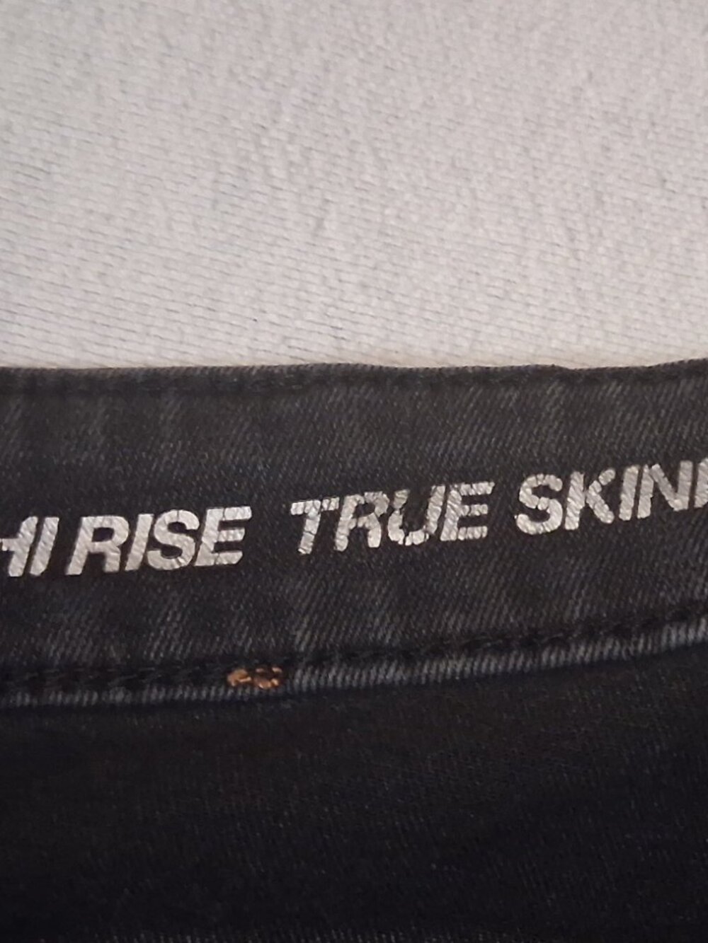 Peter Nygard Black Patchwork Skinny Jeans – Modern Stretch Denim-XL - Picture 3 of 8